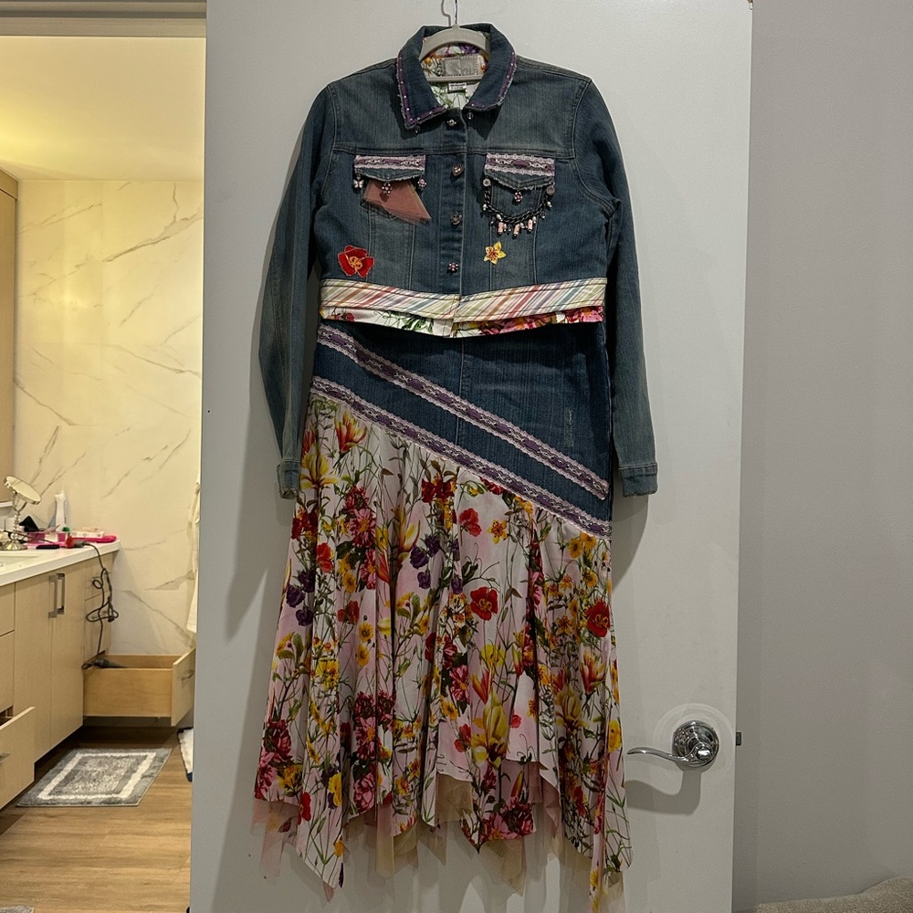 Alberto Malaki 2 piece denim set